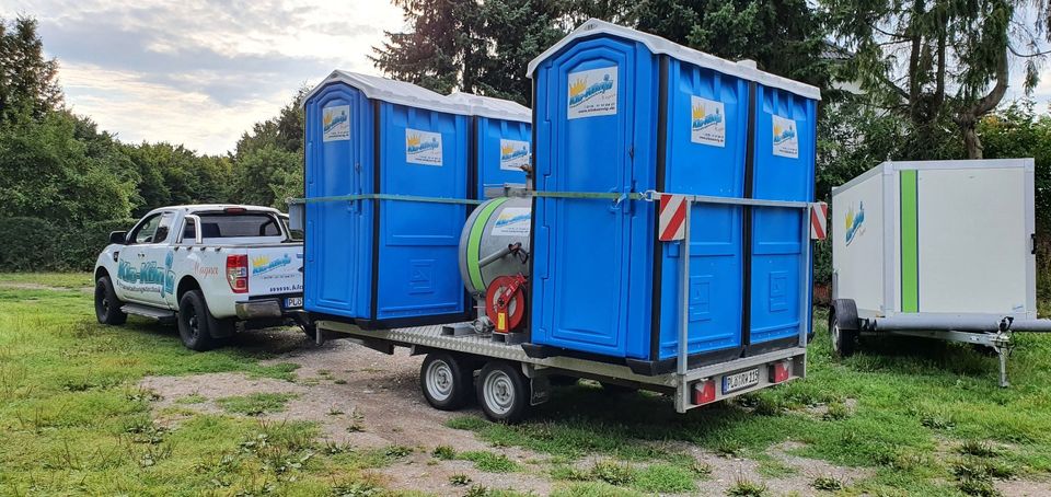 Toilettenwagen, Toilettenkabinen, Baustellen WC, WC Kabine mieten in Neumünster