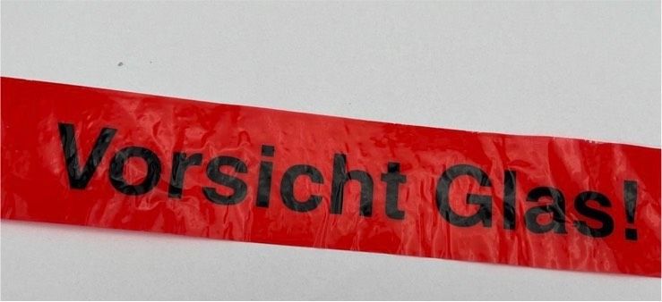 Klebeband Paketband " ROT " VORSICHT GLAS " 6 Rollen Packband in Osnabrück