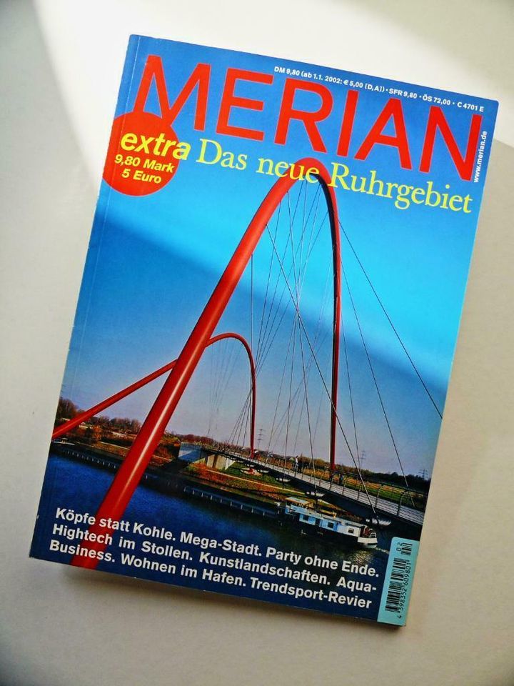 MERIAN - "Das neue Ruhrgebiet" / Ausgabe ca. 2001 in Hessen - Friedrichsdorf