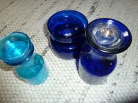 3 schöne alte blaue Glasdosen im Set, auch einzeln erhältlich Bayern - Bichl Vorschau