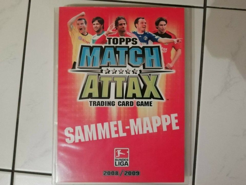 Match Attex 2008/2009 Sammelmappe in Baden-Württemberg - Emmendingen