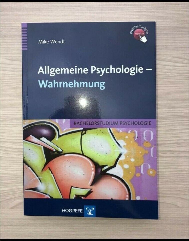 Allgemeine Psychologie-Wahrnehmung ( Mike Wendt) Bachelor „ Neu " in Schwendi