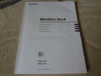 Original Bedienungsanleitung Sony MDS-303 / 503 Minidisc Recorder Nordrhein-Westfalen - Herne Vorschau