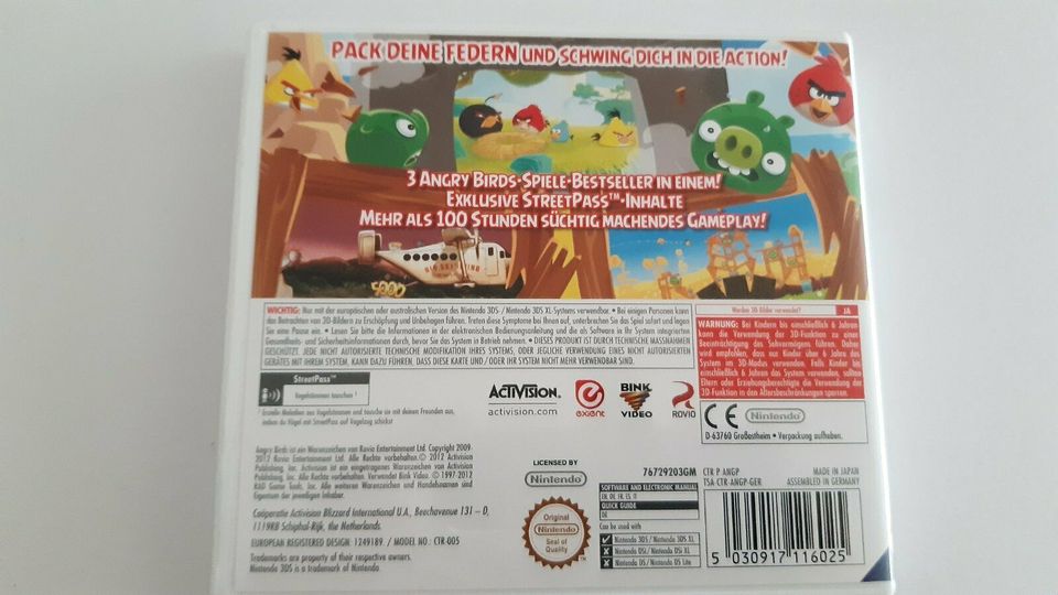 Nintendo 3DS Spiel Angry Birds Trilogy in Birenbach