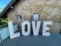XXL Leuchtbuchstaben LOVE mieten 1,20m  ❤️‍ Hochzeit | Fotobox Bochum - Bochum-Wattenscheid Vorschau