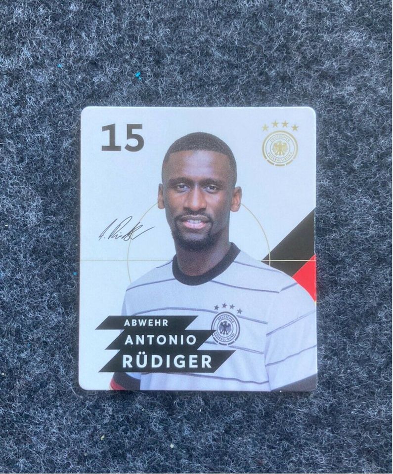 15 Antonio Rüdiger Euro 2020 Rewe Sammelkarte Nr 
