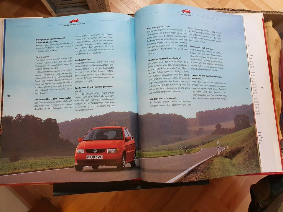 VW Polo 6N Buch Ihr neuer Polo von 1997 Promo Selten in Schönhausen (Elbe)
