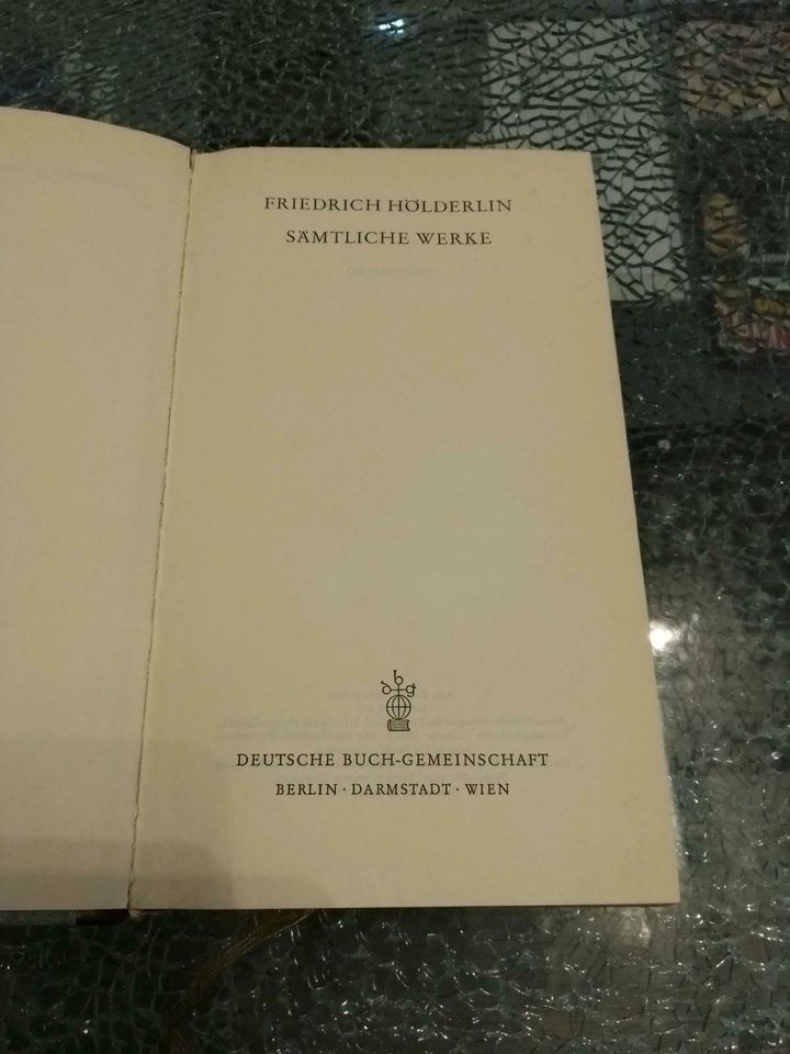 Friedrich Hölderlin sämtliche Werke Gedichte in Schleswig-Holstein - Krempe