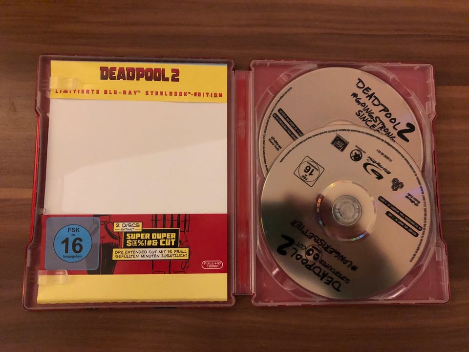 Blu-ray Steelbook „Deadpool 2“ in Leer (Ostfriesland)