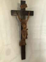 Großes Holzkreuz/Kruzifix geschnitzt Bayern - Rosenheim Vorschau