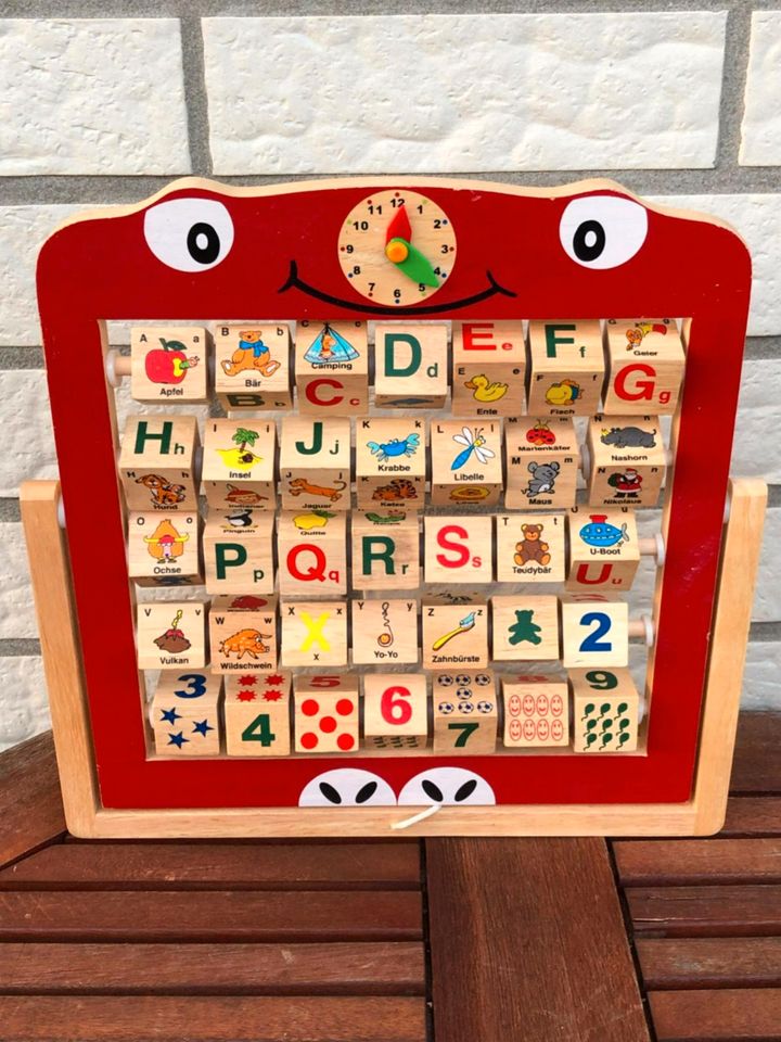 Lerne das Alphabet Holzspielwaren Vorschule 