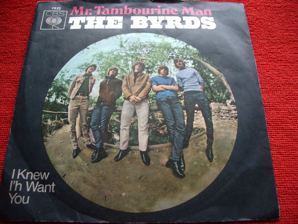 1965 Oldie Beat Single Folkrock THE BYRDS - Mr.Tambourine Man CBS in Nordrhein-Westfalen - Bottrop