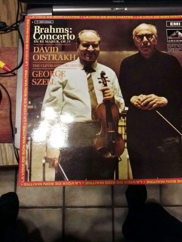 Brahms* — David Oistrakh* - The Cleveland Orchestra - George Sze in Rust