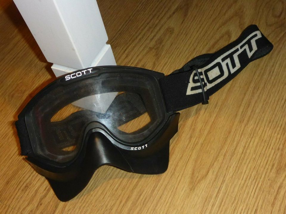 Scott Aussicht Motocross Brille mit Chrom Werk Spiegelglas Mx Bike Abreißen 