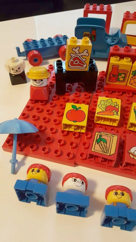 Lego Duplo Kaufmannsladen Laden Geschäft Lieferwagen Retro kultig in Ostrhauderfehn