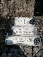 Familie Holzschild Shabby Chic Handmade Deko by Tante Deko Nordrhein-Westfalen - Lemgo Vorschau