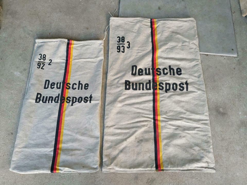Deutsche Bundespost Sack Schwarz Rot Gelb alt 1993 1992 in Baden-Württemberg - Lauda-Königshofen