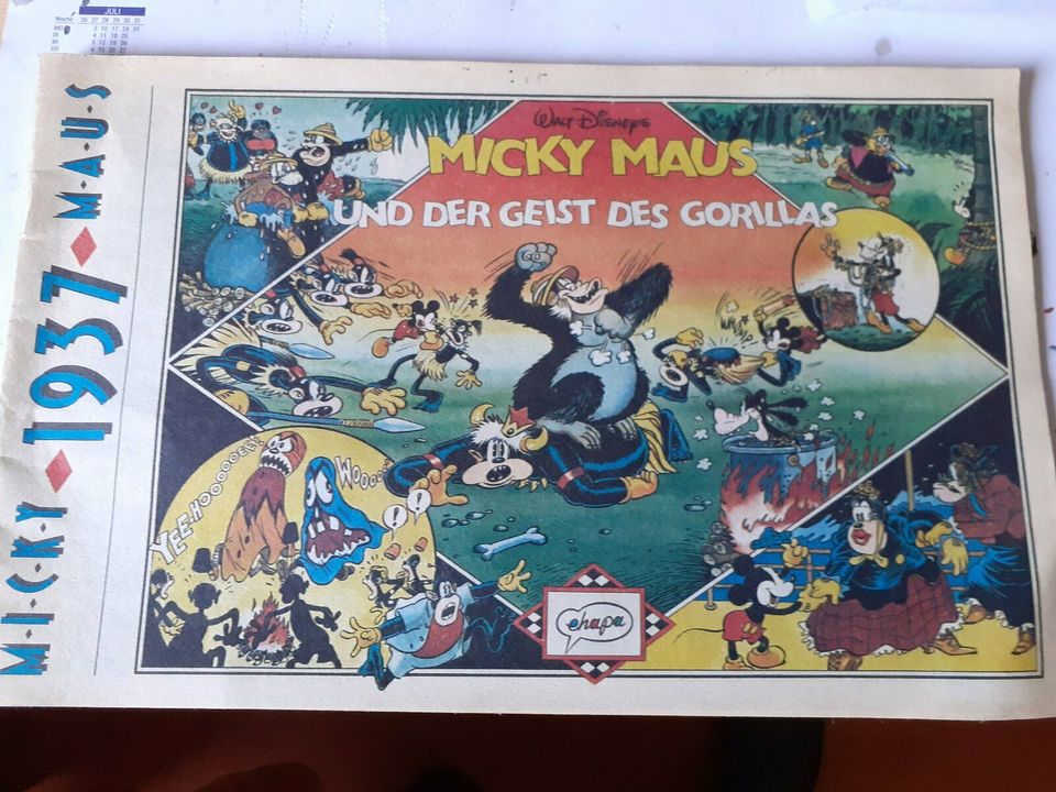 Comic-Heft: Micky Maus und der Geist der Gorillas, Retro (1937) in Buesum