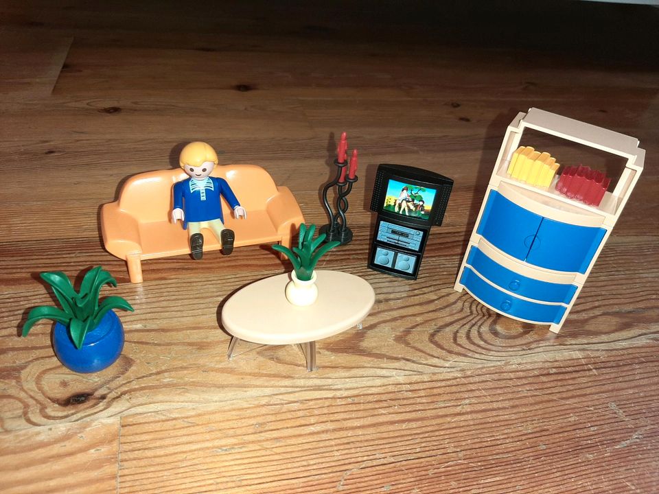 Playmobil 3-teilig aus Set 3966 Wohnzimmer Schrank Schrankwand 