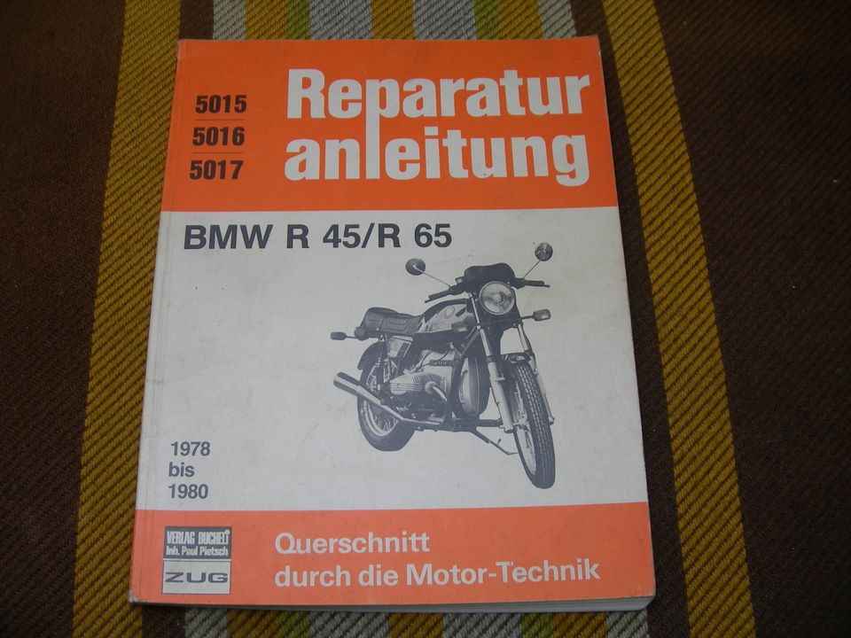 BMW R 45 65 ab 1978-1980  Reparaturanleitung Handbuch 