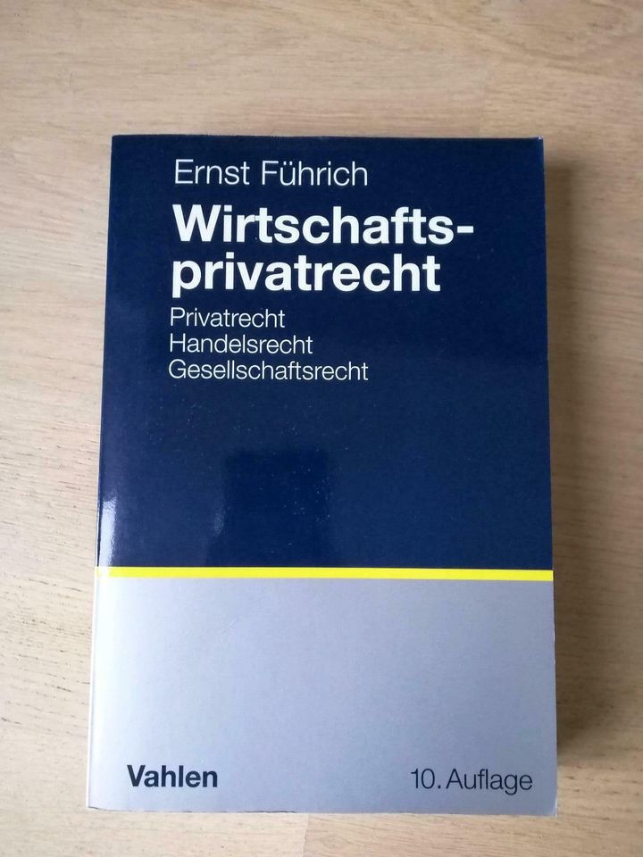 Wirtschaftsprivatrecht - Ernst Führich in Baden-Württemberg - Engen