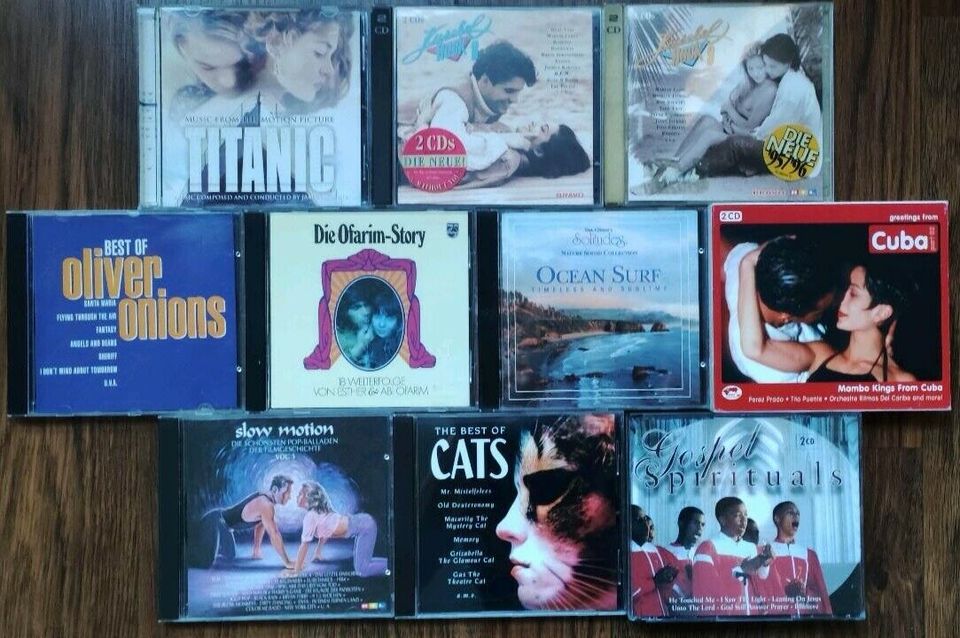 CD Sammlung. KuschelRock,Cats,Titanic,Cuba,Gospel, Oliver On in Berlin