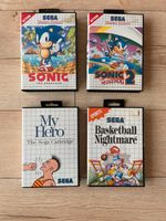 Sammlung Sega Mastersystem Spiele (4 Stück inkl. Verpackung) Bayern - Amberg Vorschau