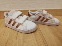 Adidas Sneaker Gr. 26 weiß/gold roségold Schuhe Kinder Mädchen Dortmund - Lütgendortmund Vorschau
