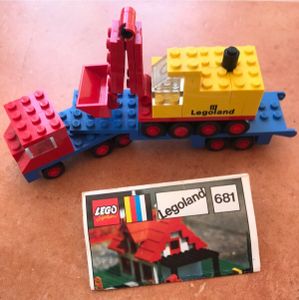 Lastwagen Tieflader Fahrzeug Lego Duplo Alter Feuerwehr LKW ohne Drehleiter 