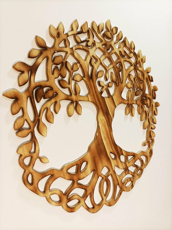 Ø 36 cm Spruchreif PREMIUM QUALITÄT 100% EMOTIONAL · Baum des Lebens aus Holz · Wanddeko · Lebensbaum Symbol · Esoterik Geschenke · Deko · Wanddekoration · Holzdeko · Spiritualität