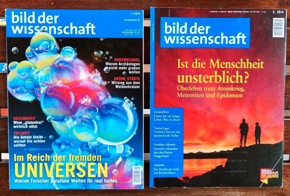 6x Bild der Wissenschaft Magazin Zeitschrift❗NEUwertig❗ in Nürnberg (Mittelfr)