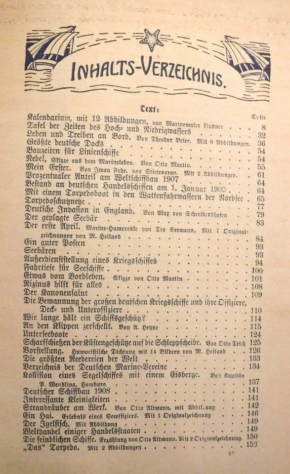 „Illustrierter Deutscher Flottenkalender für 1911“ Wilhelm Köhler in Dresden - Äußere Neustadt