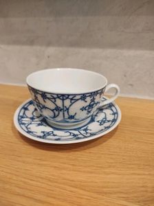 1 Unterteller für Tasse Indisch Blau Mandarin 