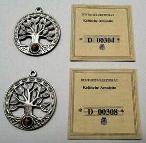 Keltisches Amulett Kreuz Neu Zertifikat 