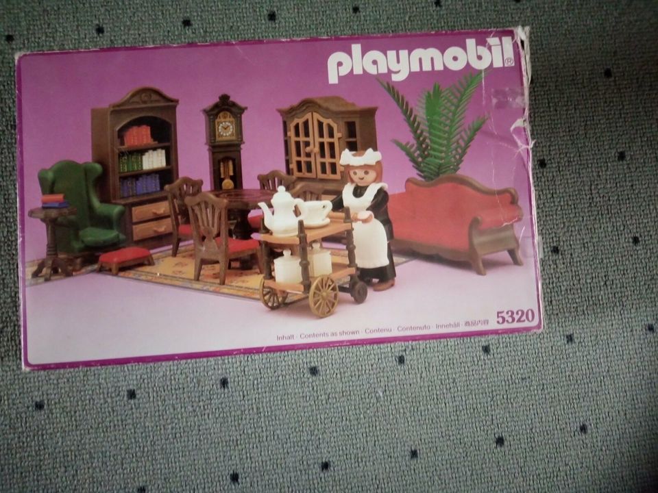 Playmobil Nostalgie Rosa Puppenhaus 1900 5312 5310 Opa zimmer Schreibblock 