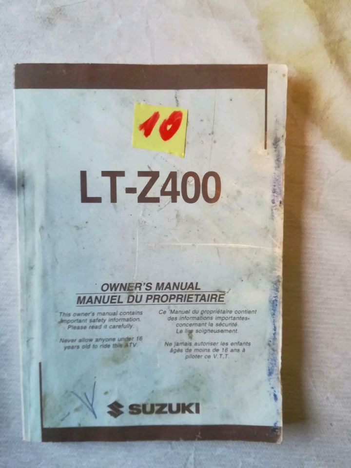 Bedinungsanleitung Handbuch KTM SX YZ LTZ CRF Reparaturbuch in Meisdorf