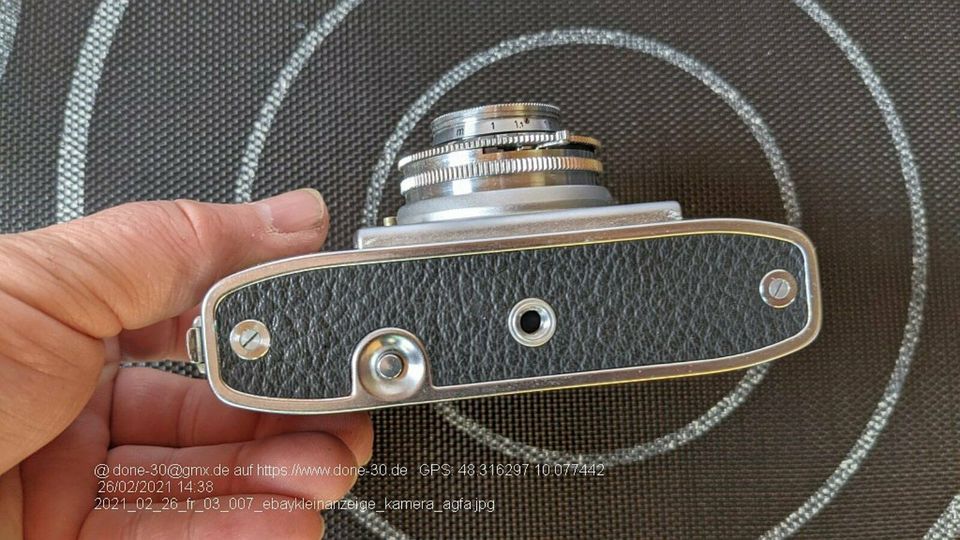 Agfa Silette Pronto Kamera Kleinbild  mit Ledertasche Vintage in Senden