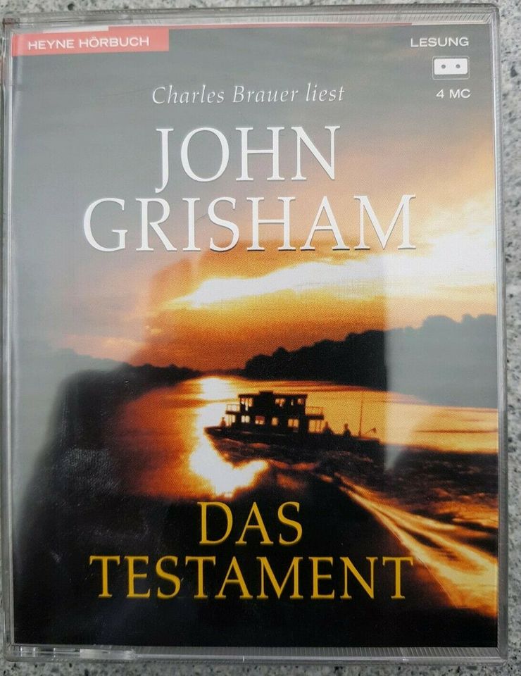 Hörbuch Das Testament von John Grisham auf 4 MC in Wendlingen am Neckar