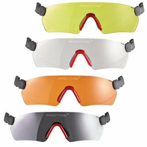 Farbe:gelb Protos integrale Schutzbrille für Helmsystem 