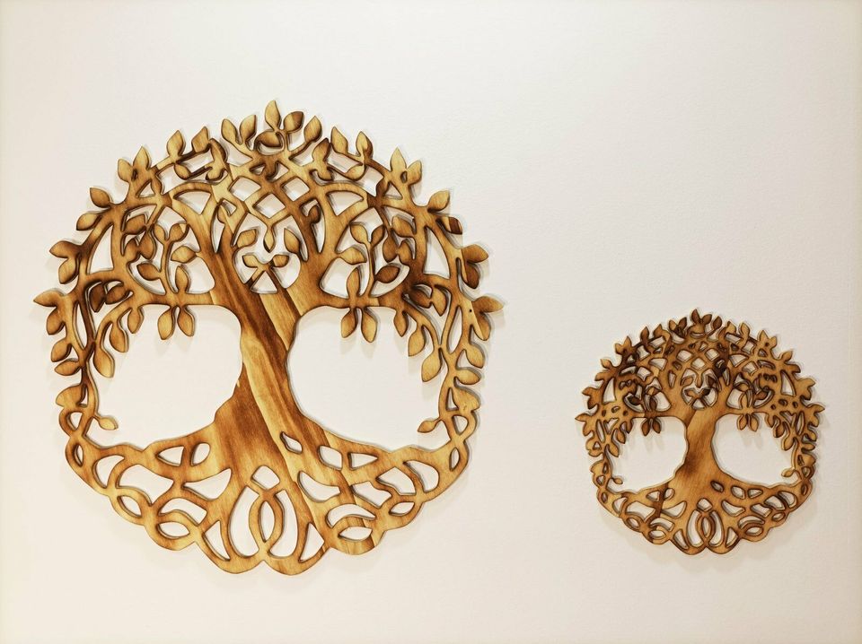 Ø 36 cm Spruchreif PREMIUM QUALITÄT 100% EMOTIONAL · Baum des Lebens aus Holz · Wanddeko · Lebensbaum Symbol · Esoterik Geschenke · Deko · Wanddekoration · Holzdeko · Spiritualität