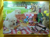 Puzzle 1000 Teile Welpen-Picknick neu gekauft 1 x gepuzzelt Nordrhein-Westfalen - Essen-Haarzopf Vorschau