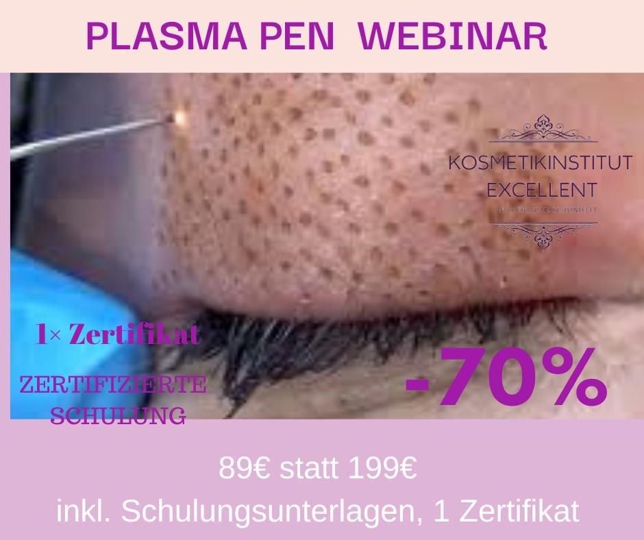 Plasma Pen Online Schulung Webinar inkl. Zertifikat in Berlin