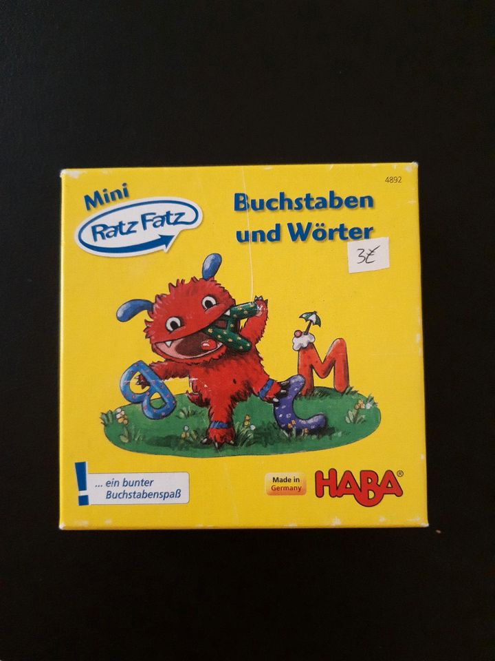 Spiel Haba Mini Ratz Fatt Buchstaben und Wörter in Brandenburg - Potsdam