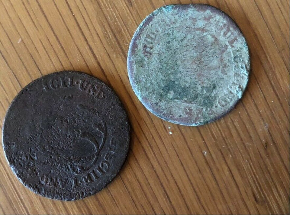 2• 1/2 Stuber Münzen 1783 Gulich und Bergischeland Munz in Duisburg