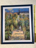 Gemälde von Claude Monet - The Artists Garden, im Holzrahmen Baden-Württemberg - Heiningen Vorschau