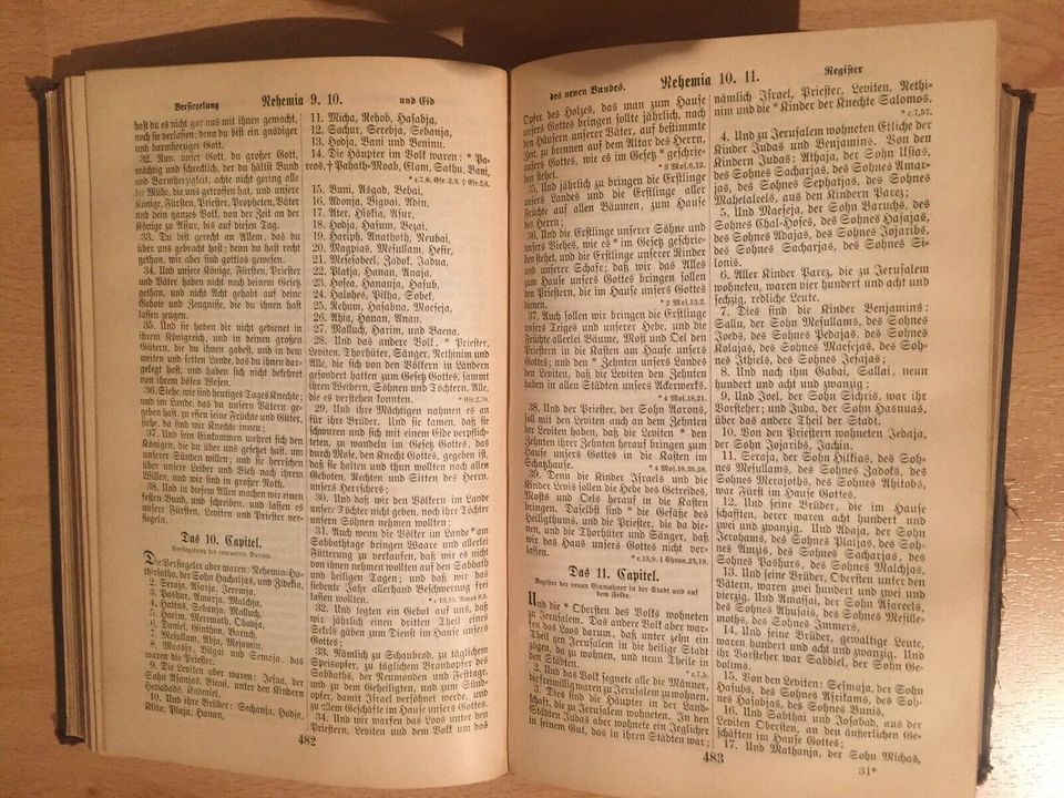 Bibel - Die Heilige Schrift von 1888 in Bad Segeberg