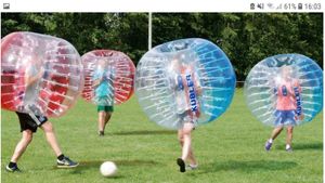 8 x Bubble Soccer Body Soccer Bumper Balls mieten inkl Anlieferung Mecklenburg 
