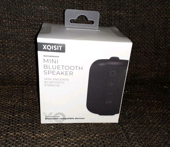 Musikbox XQISIT Mini Bluetooth Speaker Lautsprecher Waterproof Schwarz NEU OVP 