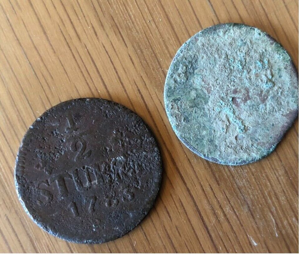 2• 1/2 Stuber Münzen 1783 Gulich und Bergischeland Munz in Duisburg