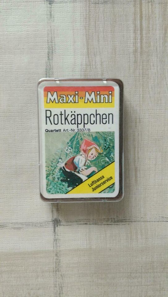 Maxi Mini Quartett Rotkäppchen Spiel Karten selten Sammler alt in Weil am Rhein